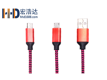 数据线厂家直销安卓数据线编织micro USB快充数据线工厂专业定制